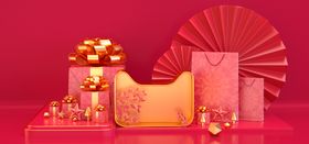 赛博舞台科技展台C4D场