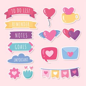 情人节装饰元素