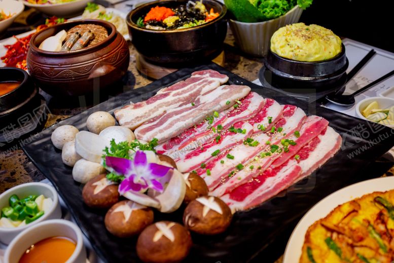 编号：57270407080308544951【酷图网】源文件下载-韩国烤肉美食传统美食餐饮