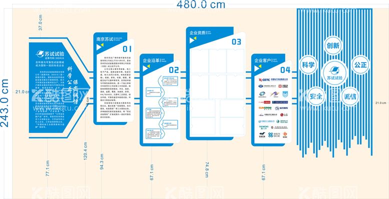 编号：49270711231808038952【酷图网】源文件下载-企业文化墙