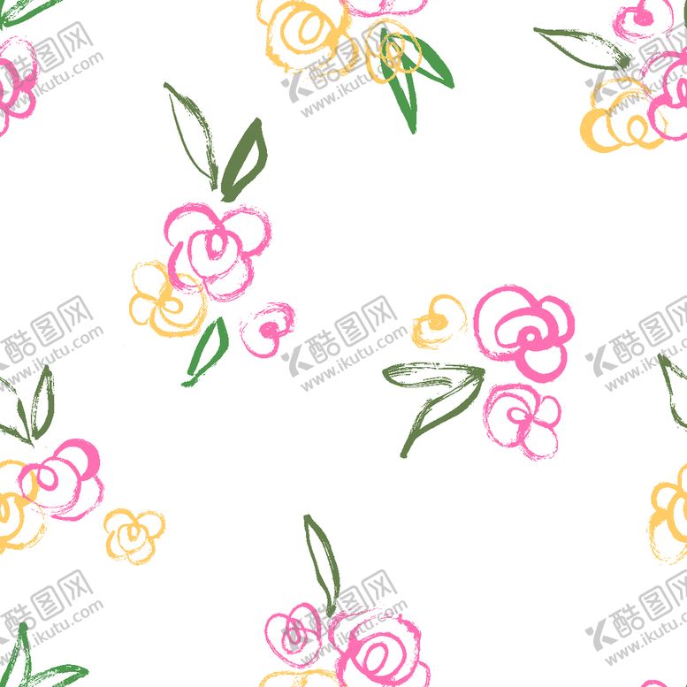 编号：32415609140243095194【酷图网】源文件下载-碎花矢量化时尚花型