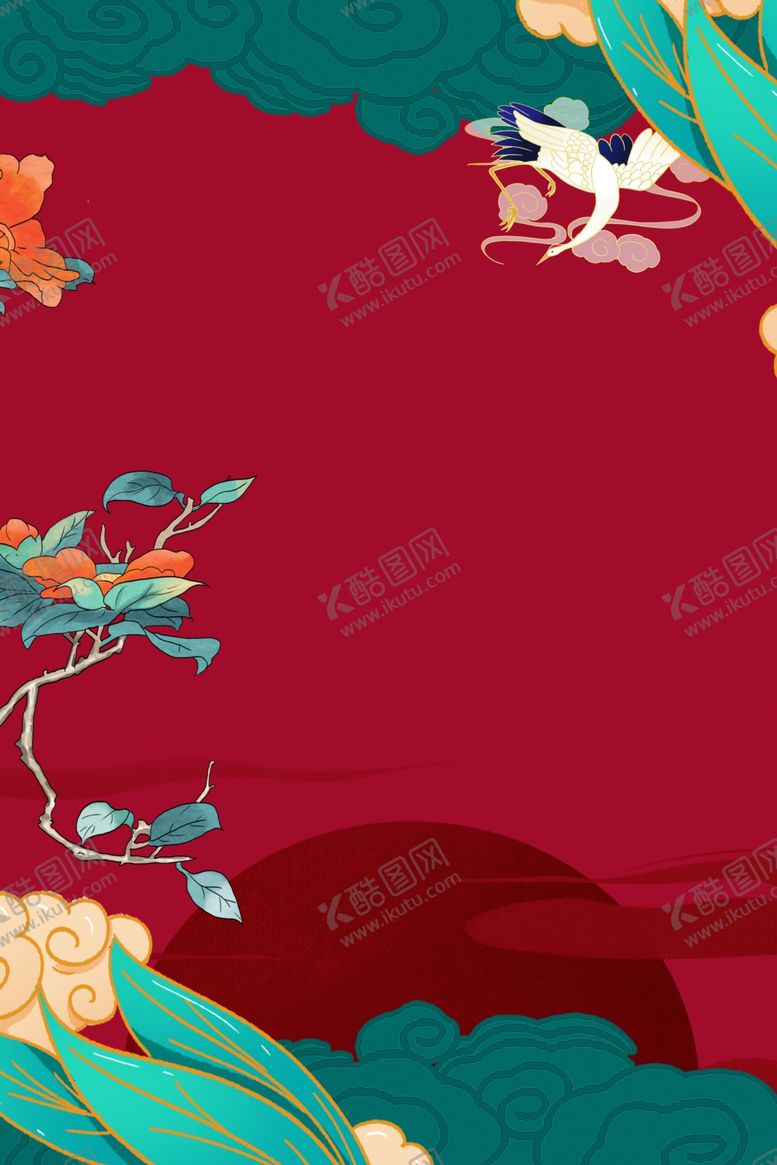 编号：81908707131345294012【酷图网】源文件下载-国潮背景