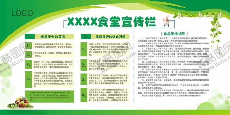编号：49918401150936579640【酷图网】源文件下载-食堂宣传栏
