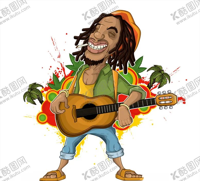 编号：90556206252216276093【酷图网】源文件下载-弹吉他