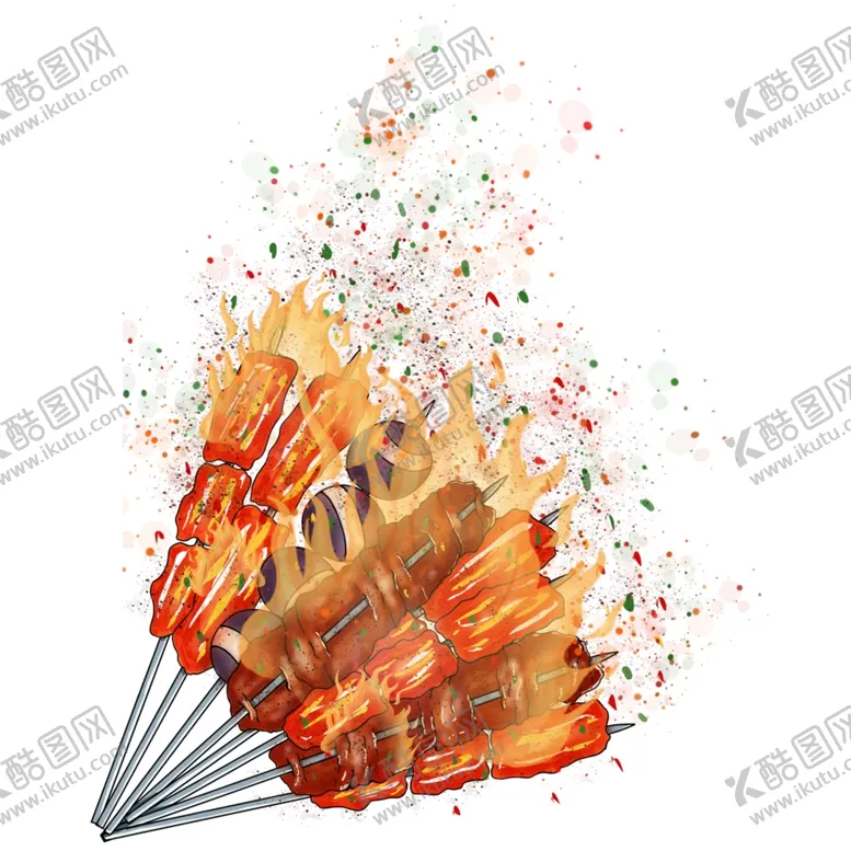 编号：69209402150234001093【酷图网】源文件下载-烤串烧烤