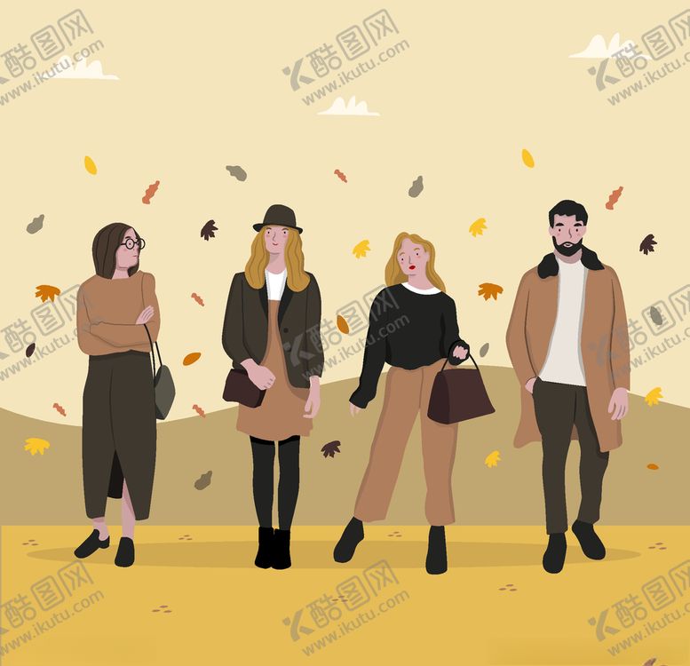编号：18010705092354025679【酷图网】源文件下载-穿秋装的人