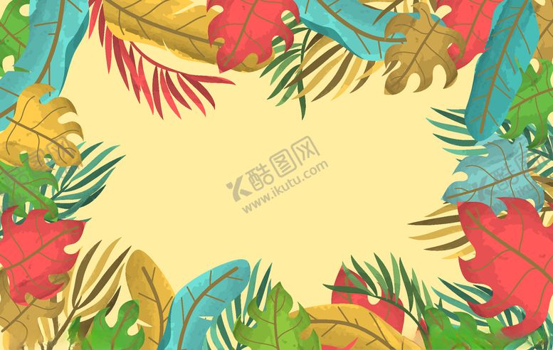 编号：35384310281126238709【酷图网】源文件下载-叶子背景