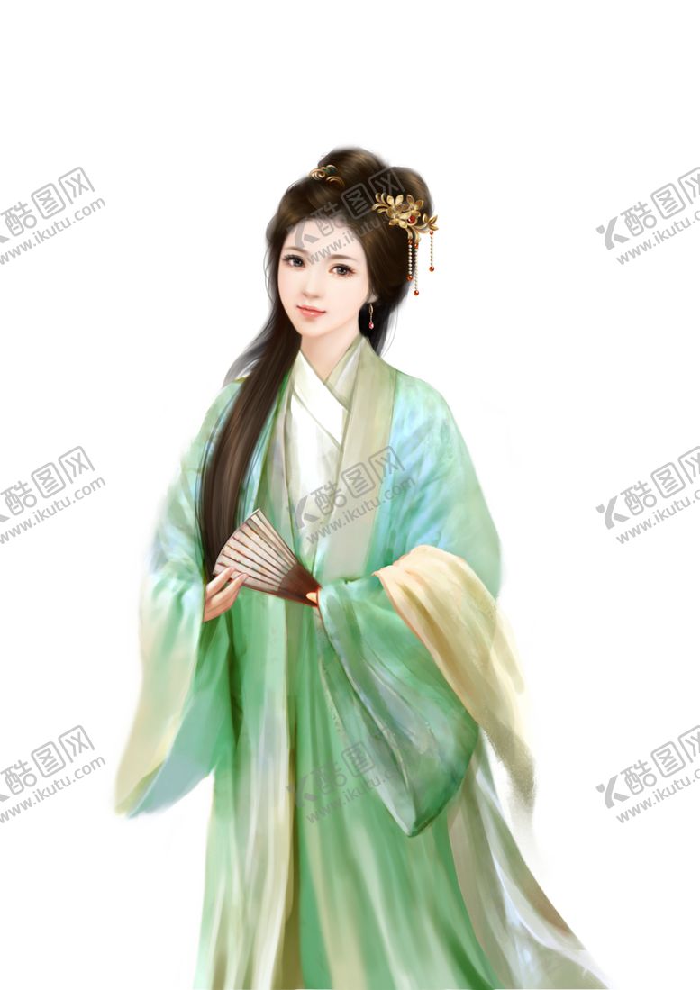 编号：21018605080126463019【酷图网】源文件下载-古典美女