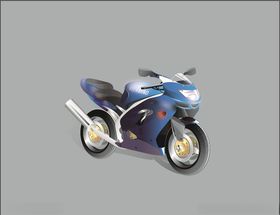 矢量跑车摩托车素材