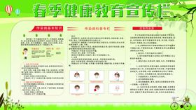 春季健康教育宣传栏