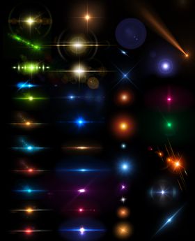 C4D人物炫彩光效科技时尚