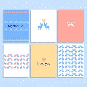 可爱卡通风格卡片设计