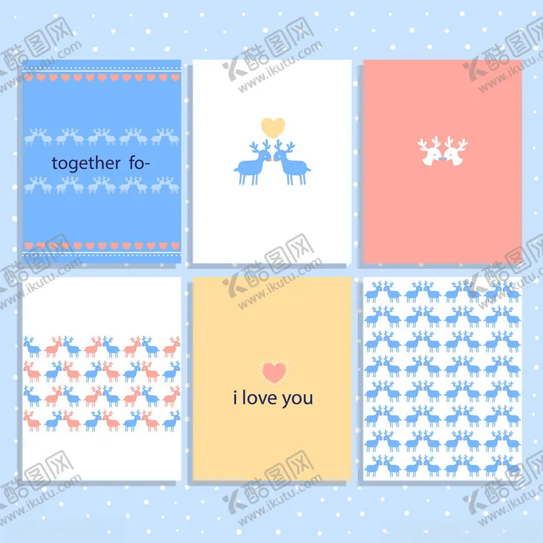 编号：35340204152257485973【酷图网】源文件下载-可爱卡通风格卡片设计