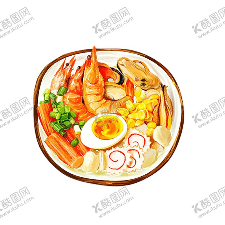 编号：83794504061135388520【酷图网】源文件下载-鲜虾乌冬面