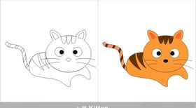 小猫简笔画