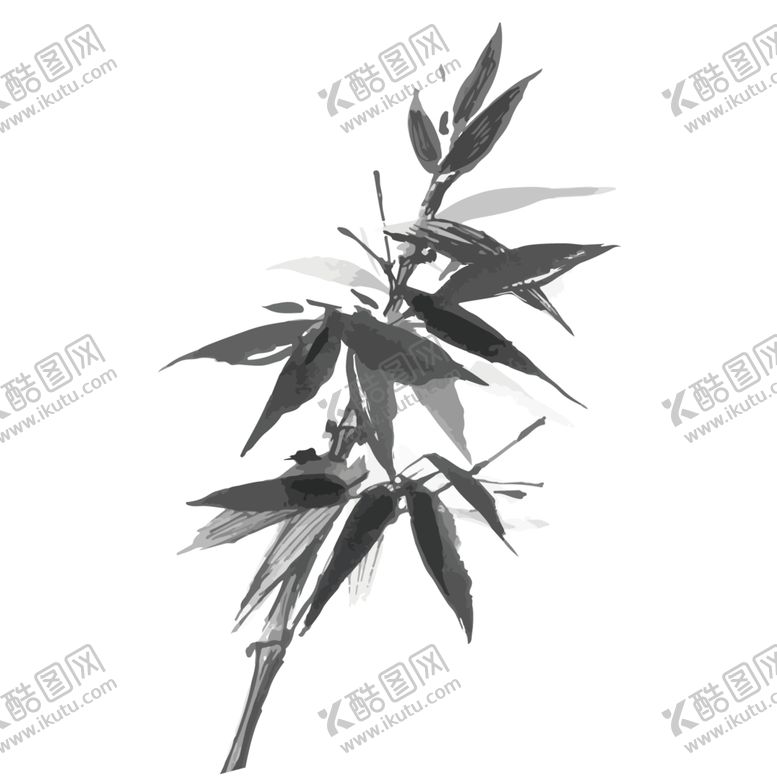 编号：58749205011928308478【酷图网】源文件下载-水墨竹子