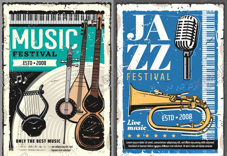 编号：45938910061356335205【酷图网】源文件下载-乐器海报