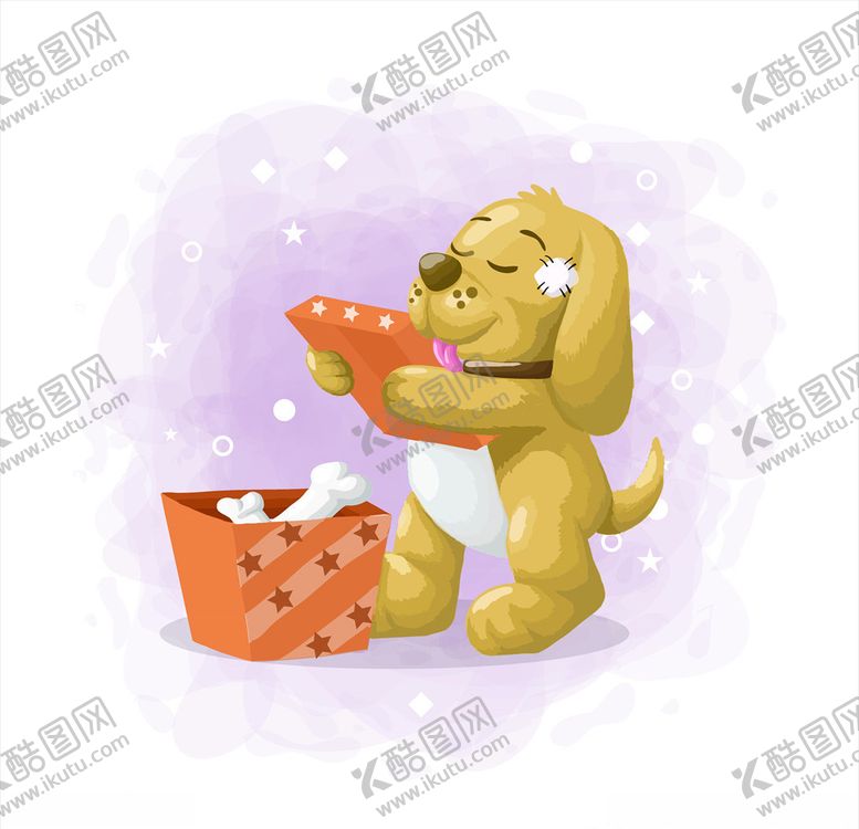 编号：61767510082155245512【酷图网】源文件下载-卡通小狗