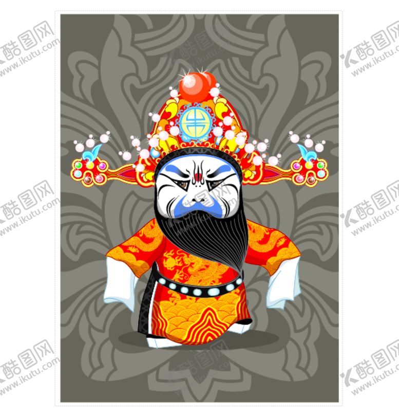 编号：04589109150143083219【酷图网】源文件下载-京剧人物 
