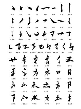 毛笔字