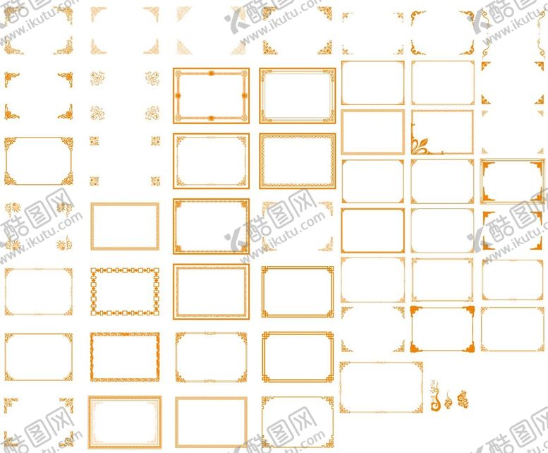 编号：63472109140519418953【酷图网】源文件下载-金边框画框