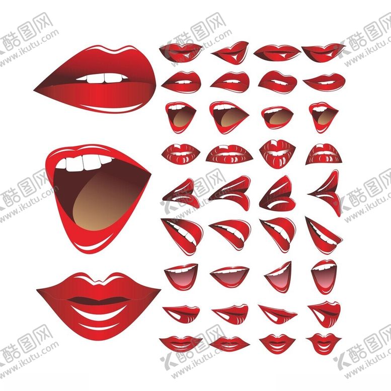 编号：60245912182152555477【酷图网】源文件下载-卡通嘴