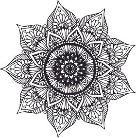 曼陀罗花纹