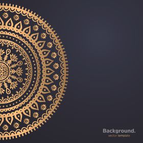 图案花纹曼陀罗装饰绘画