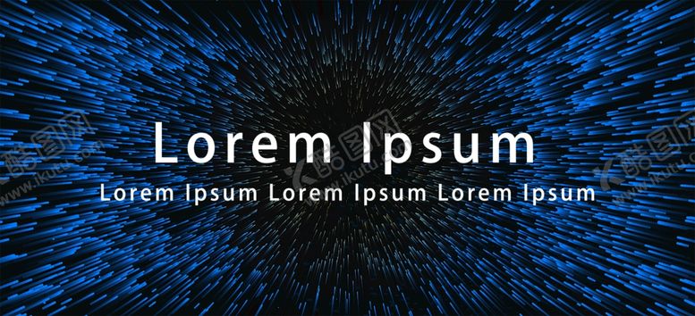 编号：45516709112219113434【酷图网】源文件下载-放射蓝色科技感背景