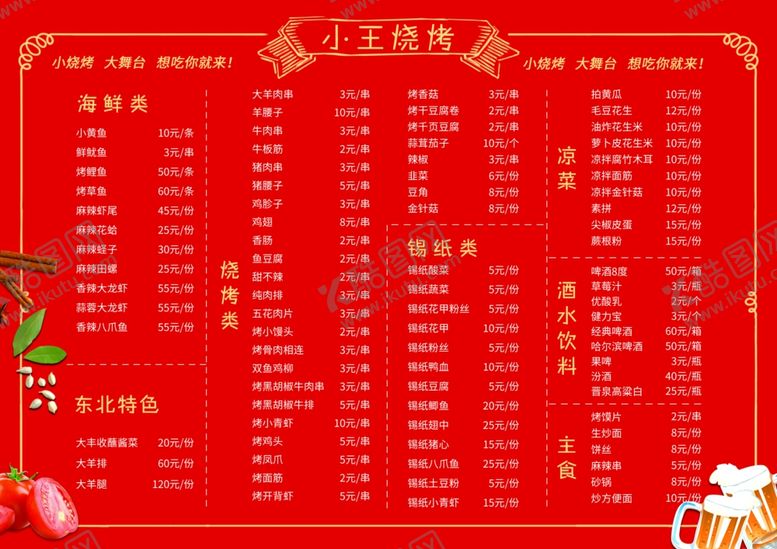 编号：86481605151306304921【酷图网】源文件下载-菜单