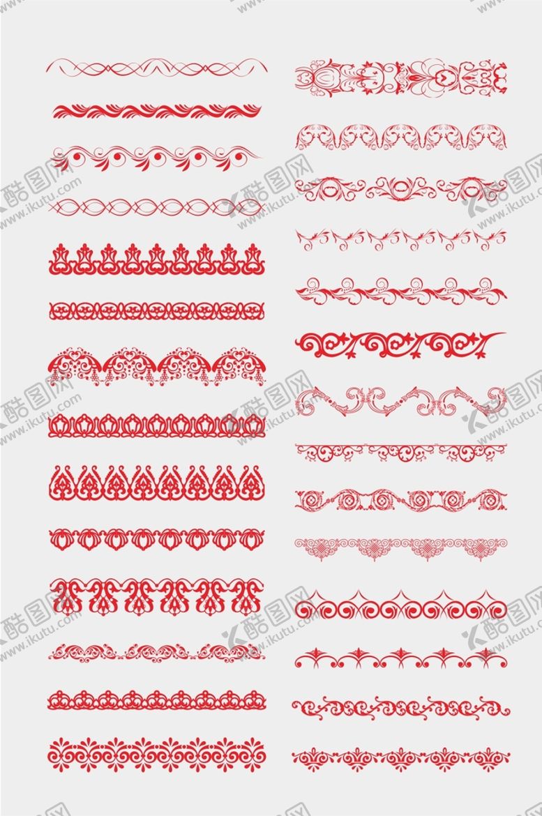 编号：82079409290030325876【酷图网】源文件下载-矢量精美边框花纹