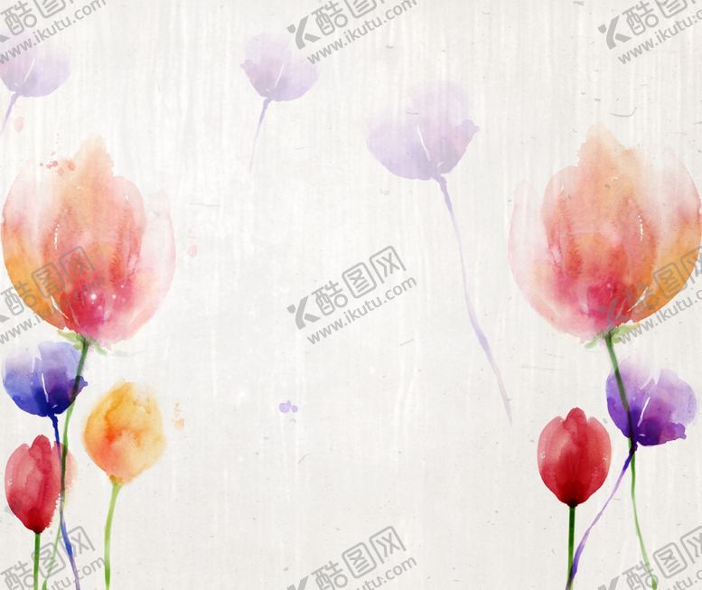 编号：58412609141216517562【酷图网】源文件下载-花卉水彩图片