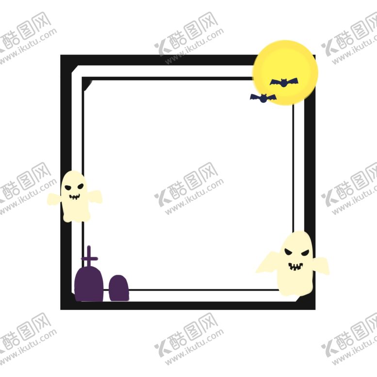 编号：57835502240942155776【酷图网】源文件下载-万圣节边框