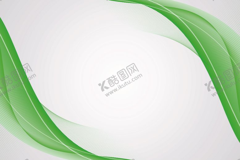 编号：44086601241329484872【酷图网】源文件下载-绿色线条矢量背景