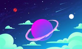 星空插画