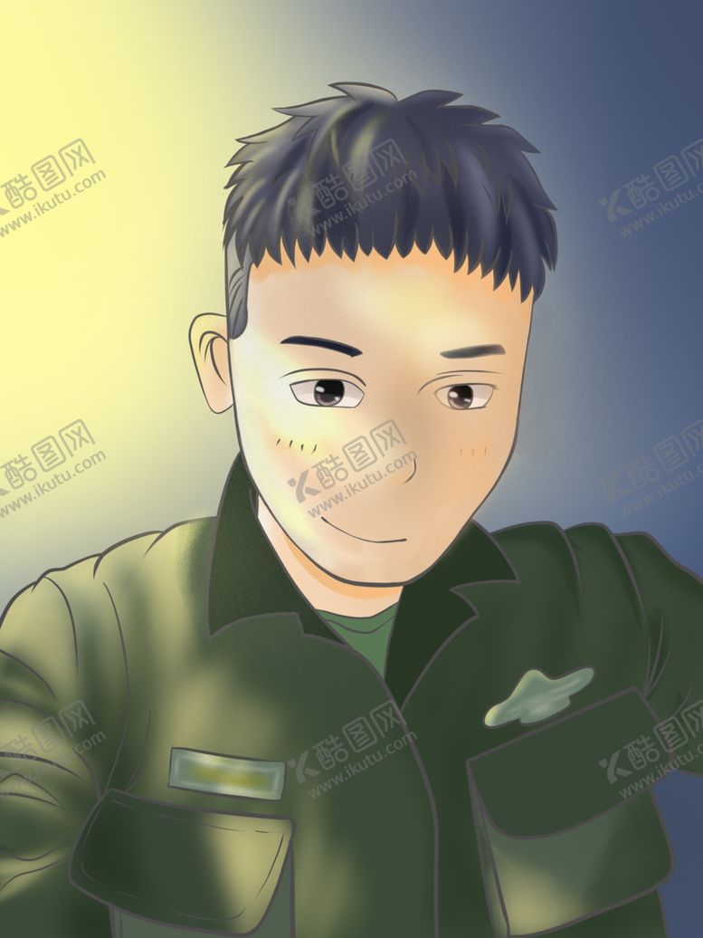 编号：63620010041423155562【酷图网】源文件下载-帅气兵哥