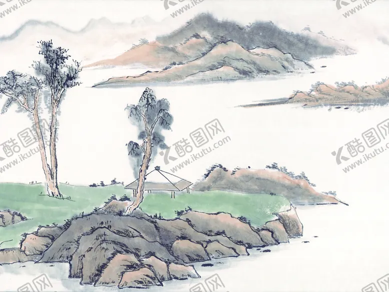 编号：14860209150905423721【酷图网】源文件下载-山水画 