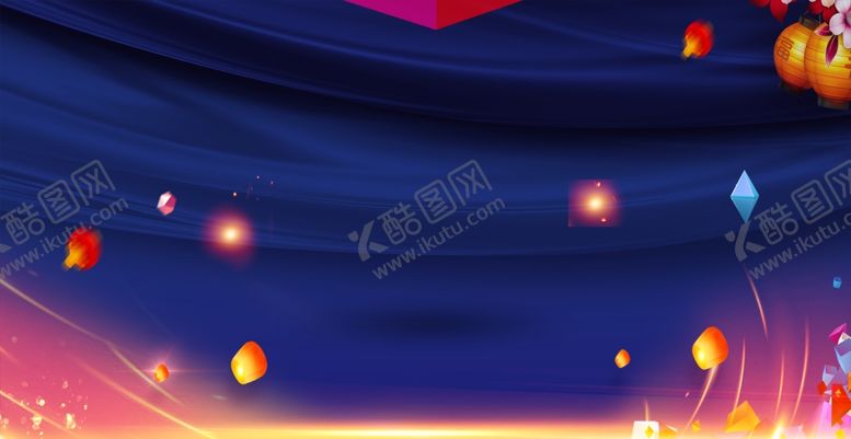 编号：92330412030344344153【酷图网】源文件下载-中国风蓝色背景