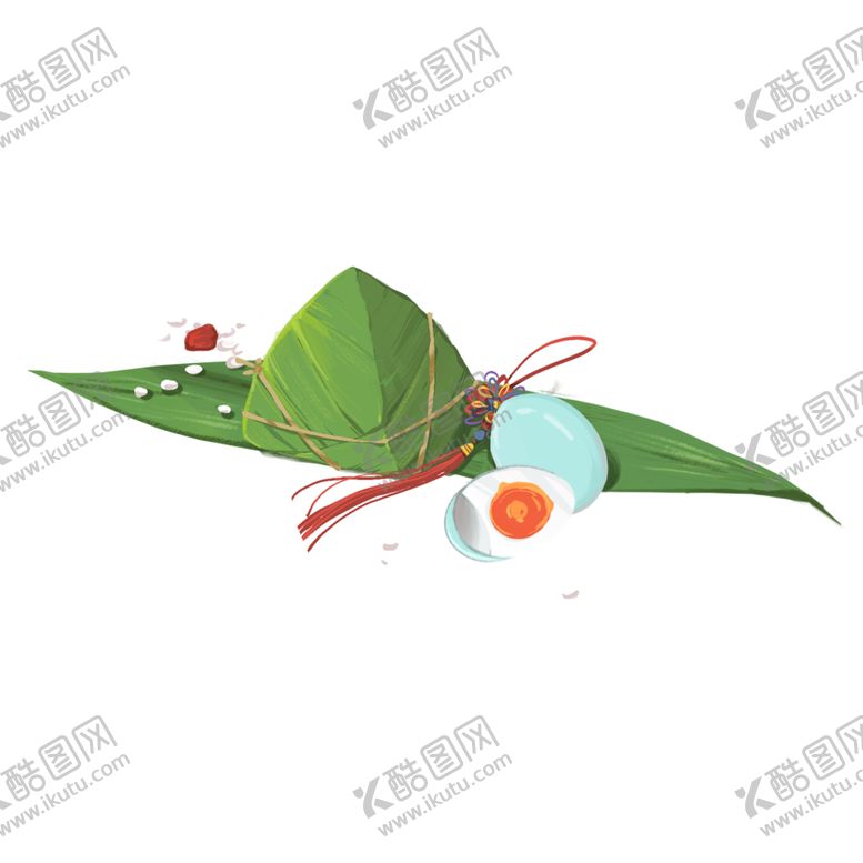编号：60064801250538014663【酷图网】源文件下载-端午节粽子彩绳节素组合