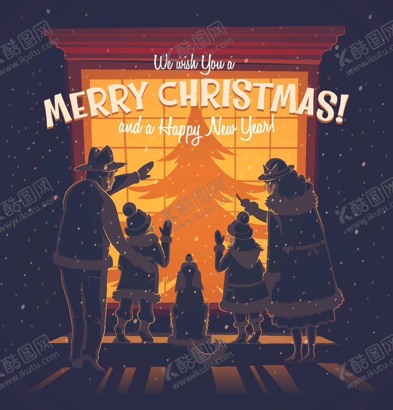 编号：95419209280043539820【酷图网】源文件下载-一家人欣赏风景过节海报卡通素材