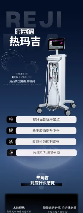 医美热玛吉产品宣传海报