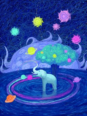 创意卡通插画图案