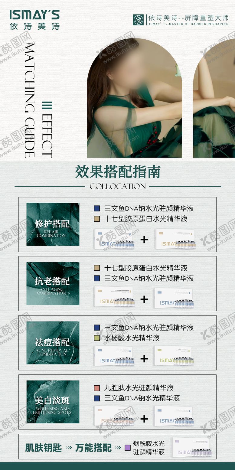 编号：39380803311322532410【酷图网】源文件下载-医美卡项搭配方案海报
