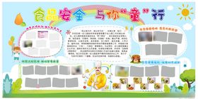 食品安全手抄报模板