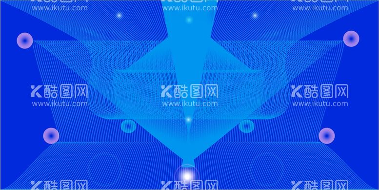 编号：28101211170308591936【酷图网】源文件下载-蓝色线条素材