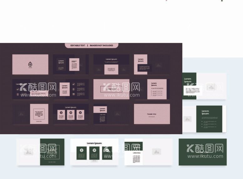 编号：96390012051200343092【酷图网】源文件下载-时尚简约产品手册画册作品集模板