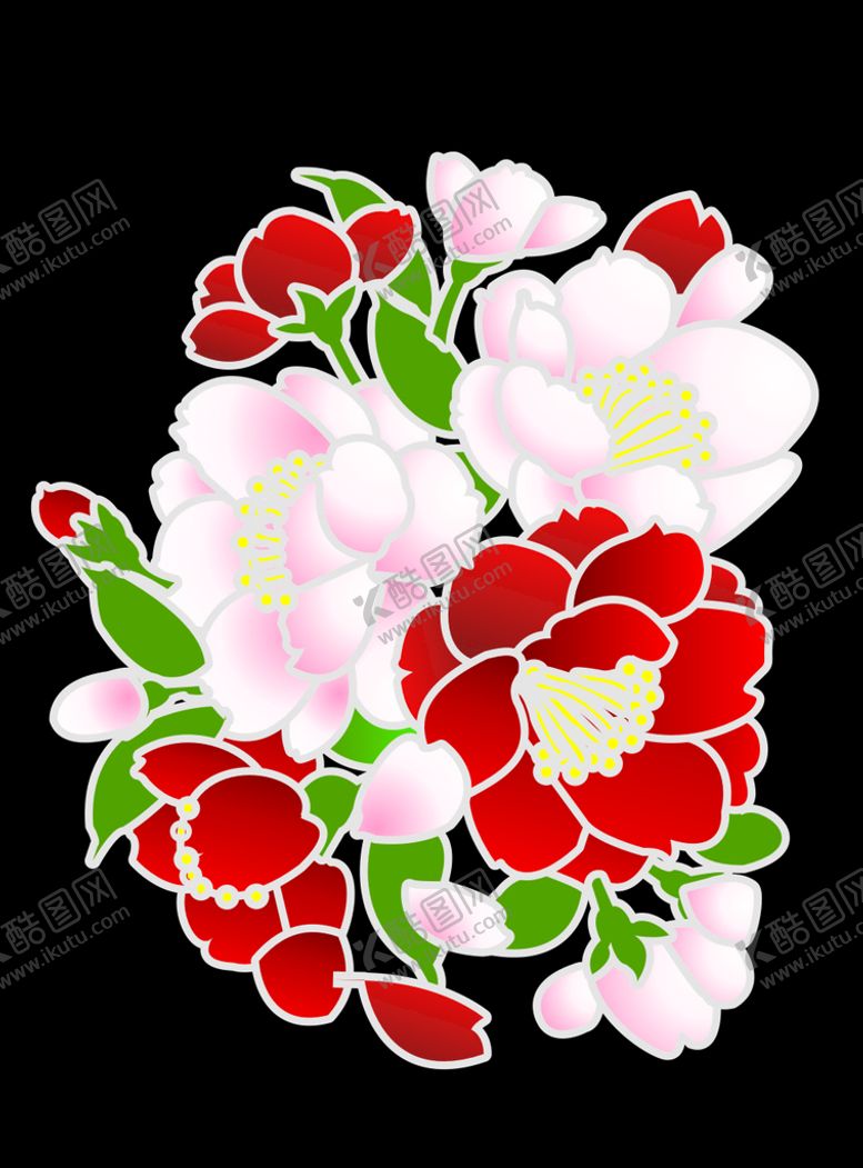 编号：34457902011326237913【酷图网】源文件下载-手绘花卉花朵