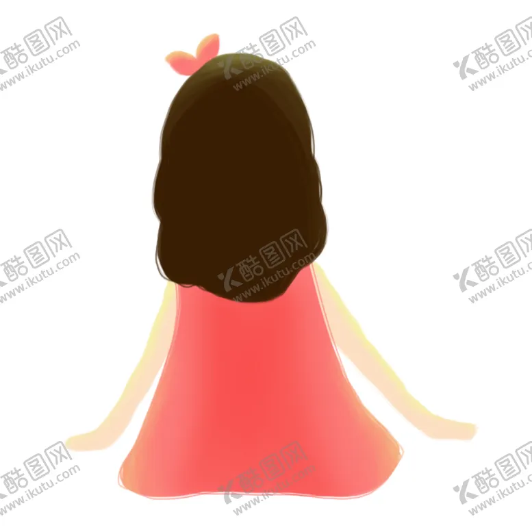 编号：79270704231031417752【酷图网】源文件下载-彩绘人物背影