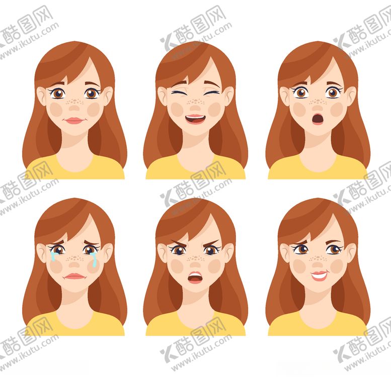 编号：59318010182114365142【酷图网】源文件下载-不同表情