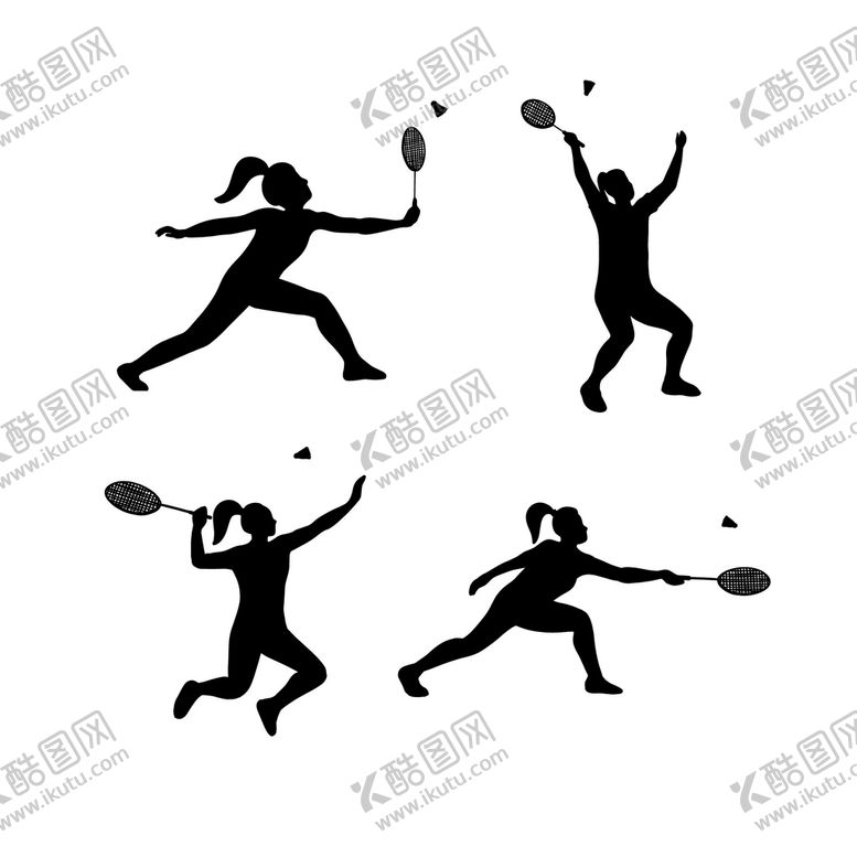 编号：63514501201821582996【酷图网】源文件下载-打羽毛球的人